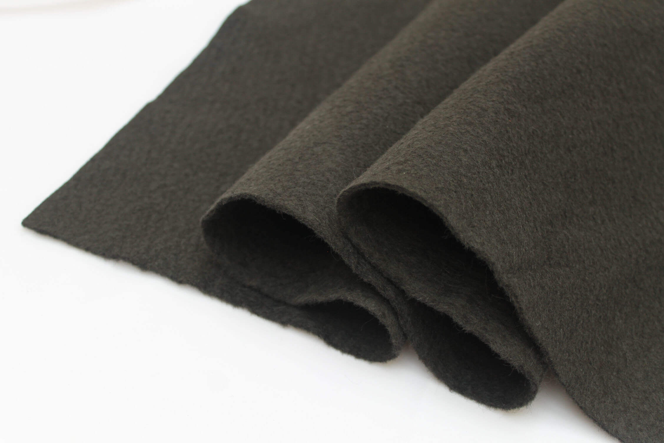 black geotextile material