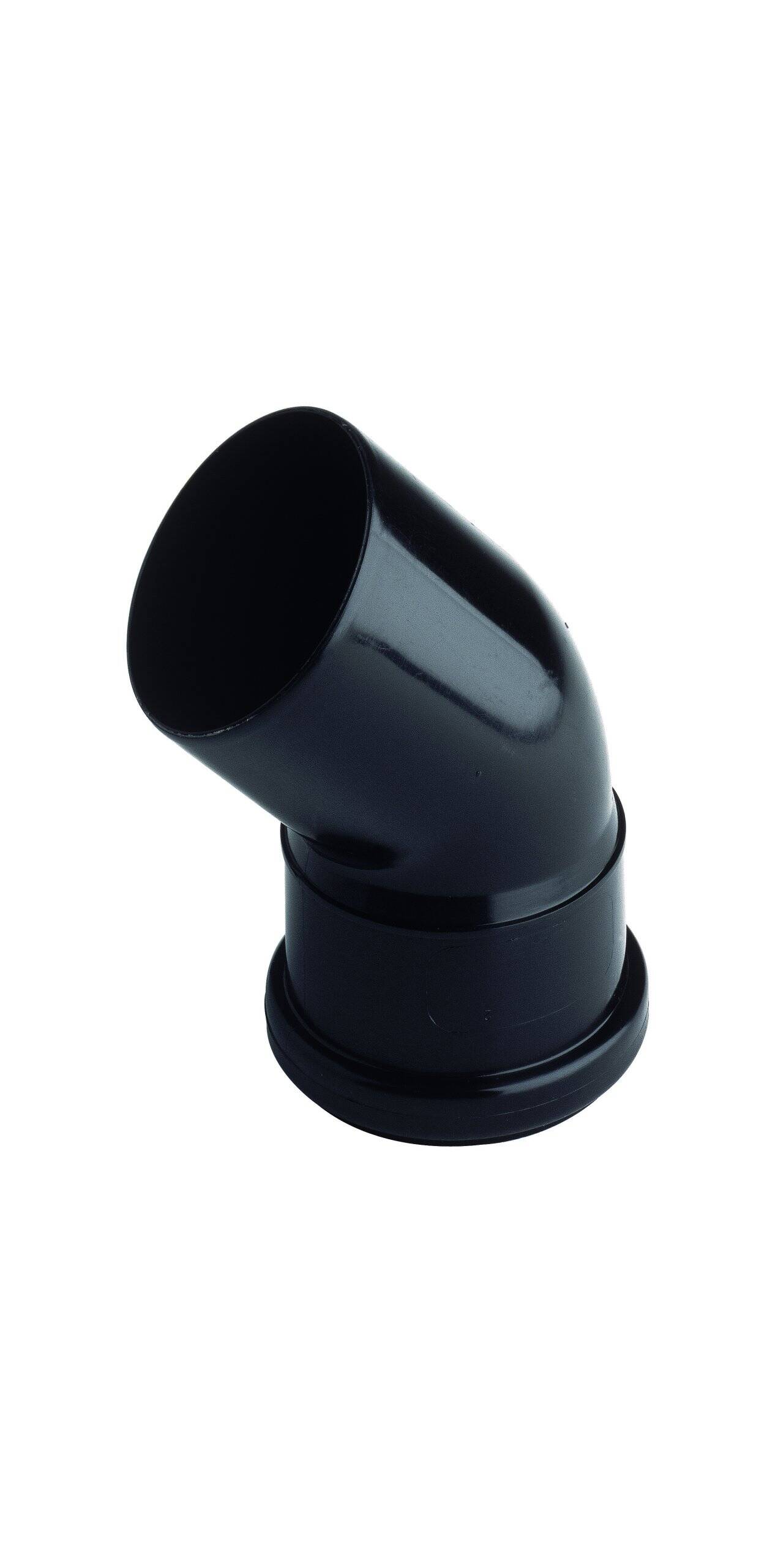 Connection elbow black DN50/45